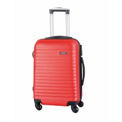 Lille carry-on kuffert med 4 hjul og kombi lås