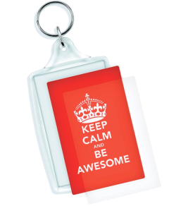 Foto nøglering rektangulær akryl 55 x 96mm 