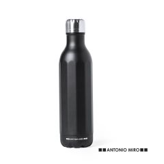 Designer vandflaske med sort satin finish, 750 ml