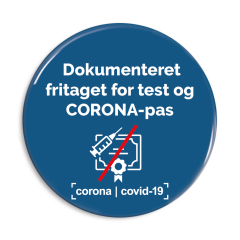 Dokumenteret fritaget for test og coronapas