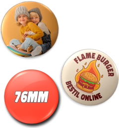 Runde køleskabs magneter 76mm 