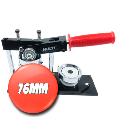 76mm Badgemaskine MULTI - Krop inkl. en størrelse matrice