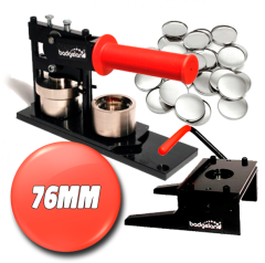 Badgemaskine pakke PRO stor pakke 76mm