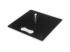 Flad metalfod 8 kg. - til beachflag mm.