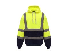 Blød refleks hættetrøje af polyester