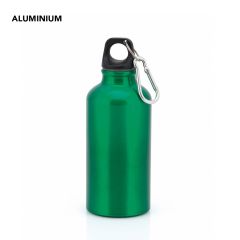Budget alu drikkeflaske med logo 400ml
