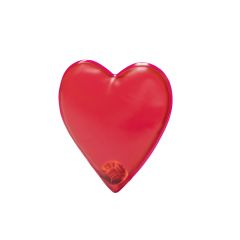 Hjerte varmepude genanvendelig, m/u logo