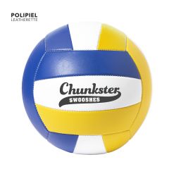 Volleyball af kunstlæder med mulighed for logo