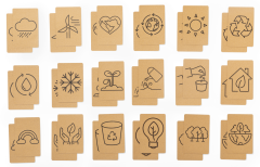 Øko kortspil af genbrugt pap