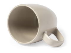 Keramisk mat naturfarvet krus 470 ml