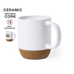Keramisk krus med korkbund 420 ml