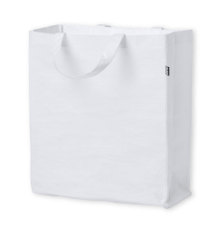 RPET polyester pose af genanvendt materiale med kort hank, mange farver 