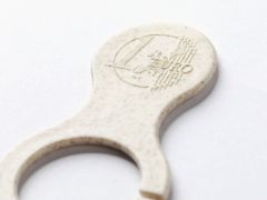 Vognmønt af hvedehalm 1 euro mønt design