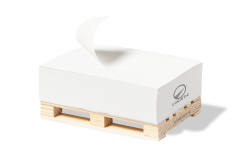 Mini palle holder med papirblok