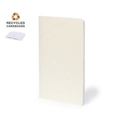 Notesbog af genbrugt pap og soft cover, A5