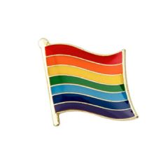 Regnbueflag med syv farver