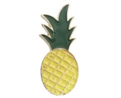 Ananas i tern pin 32x15mm