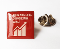 Anstændige jobs og økonomisk vækst pin SDG verdensmål nr. 8