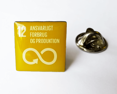 Ansvarligt forbrug og produktion pin SDG verdensmål nr. 12