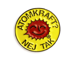 A-kraft? Nej tak - Emalje pin 20mm