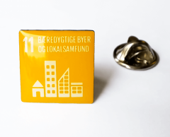 Bæredygtige byer og lokalsamfund pin SDG verdensmål nr. 11
