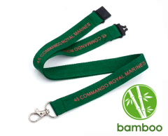 Bambus nøglesnor med tryk