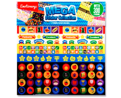 Mega sticker collection, flere slags, 300 stk.