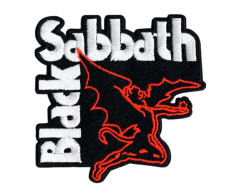Black Sabbath strygemærke med djævelen Henry 80x80mm