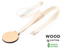 Mal selv træmedalje med bånd, 70mm (uden motiv)