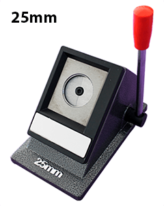 Stationær papirudstanser til 25mm badges