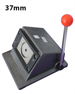 Stationær papirudstanser til 37mm badges