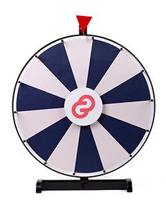 Stort BUDGET bordlykkehjul med eget design - Ø60 cm 