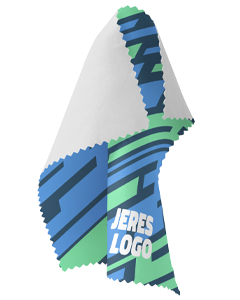 Pudseklud til briller eller telefonen med logo - Luksus udgave