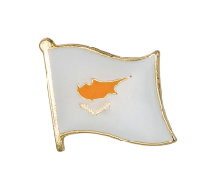 Cypern flag emalje pin