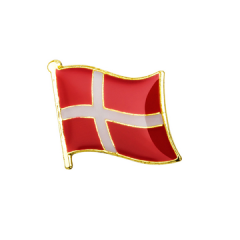Dansk flag emaljepin