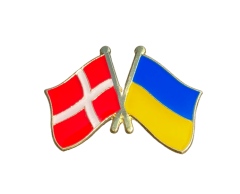 Danmark - Ukraine venskabsflag