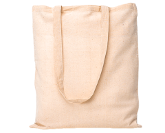 Ensfarvet mulepose af 100% bomuld (BASIC med lange hanke)