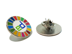 Verdensmåls pins eget motiv