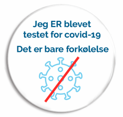 Jeg er blevet testet badge