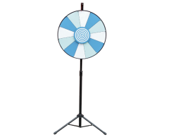 Fritstående BUDGET lykkehjul whiteboard overflade - Ø60 cm