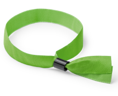 Grønne stofarmbånd på lager 15mm, uden tryk
