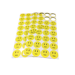 Smiley magneter gule neutral 2 cm - ark med 32
