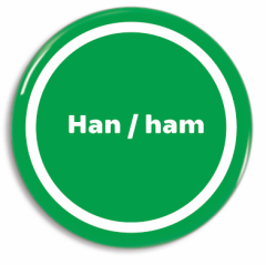 Han / Ham Coop Pronominer - Grøn