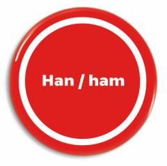 Han / Ham Coop Pronominer - Rød