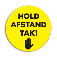 Hold afstand badge