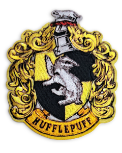 Hufflepuff våbenskjold stofmærke, Harry Potter