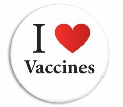I love vaccines badge