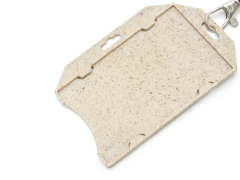 ID kort / visitkort holder til nøglesnor - Lavet af stivelse