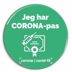 Jeg har CORONA-pas grøn 