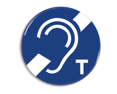 Jeg har teleslynge badge
